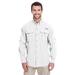 Columbia 7048 Men's Bahama II Long-Sleeve Shirt in White size Medium | Cotton/Nylon Blend 101162