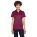 UltraClub 8425L Women's Cool & Dry Sport Performance Interlock Polo Shirt in Maroon size 2XL | Polyester