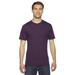 American Apparel 2001 Fine Jersey Short-Sleeve T-Shirt in Eggplant size Small | Cotton 2001W, AA2001W