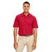 CORE365 88181R Men's Radiant Performance PiquÃ© Polo with Reflective Piping Shirt in Classic Red size XL | Polyester