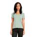 Next Level 5030 Women's Festival Scoop Neck T-Shirt in Stonewash Green size Medium | Cotton/Polyester Blend NL5030