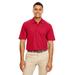 CORE365 88181R Men's Radiant Performance PiquÃ© Polo with Reflective Piping Shirt in Classic Red size Medium | Polyester
