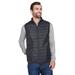 CORE365 CE702 Men's Prevail Packable Puffer Vest in Carbon size Small | Polyester