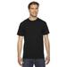 American Apparel 2001 Fine Jersey Short-Sleeve T-Shirt in Black size XS | Cotton 2001W, AA2001W