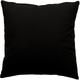 Enjoy Home - Coussin déhoussable 40 x 40 cm lola 100% coton coloris noir