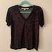 Anthropologie Tops | Anthropologie Michael Stars Velvet Top | Color: Black | Size: S