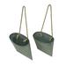 Gracie Oaks Allenville 2 Piece Metal Hanging Planter Set Metal | 14 H x 12.25 W x 6.25 D in | Wayfair D717F6202B83407B836DDFBC8CF255BE