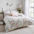 Cath Kidston Vintage Bunch Mint Floral Duvet Cover Set (Super King Duvet Set 260 x 220 Centimetres)