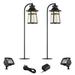 Clement Black 6-Piece LED Landscape Path and Flood Light Set