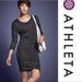 Athleta Dresses | Athleta Tulip Long Sleeve Dress Size Medium | Color: Brown/Purple | Size: M