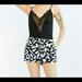 Urban Outfitters Shorts | Alice & Uo Urban Outfitters Geometrical Pattern Black And White Shorts. | Color: Black/White | Size: 8