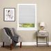 Wide Width Cordless 1-2-3 Vinyl Room Darkening Pleated Window Shade by Achim Home Décor in White (Size 48" W 75" L)