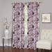Wide Width Tranquil Lined Grommet Window Curtain Panel by Achim Home Décor in Blush (Size 50" W 84" L)