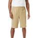 Men's Big & Tall Full Elastic Waist Gauze Cargo Shorts by KS Island in Khaki (Size 3XL)