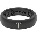 Women's Groove Life Black Troy University Trojans Thin Ring