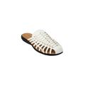 Wide Width Women's The Wendy Slip On Mule by Comfortview in White (Size 8 1/2 W)