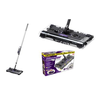 As Seen On TV Swivel Sweeper Max, Lightweight and Cordless for Multi-Surfaces Grey Swivel Sweeper Ma