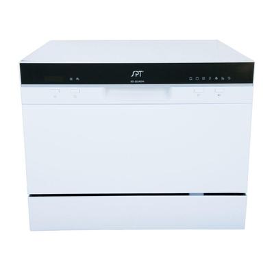 Sunpentown SD-2224DW Countertop Dishwasher with Delay Start in White, Gray