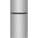 Frigidaire 18.3 cu. ft. Top Freezer Refrigerator in Stainless Steel, Silver screenshot. Refrigerators directory of Appliances.