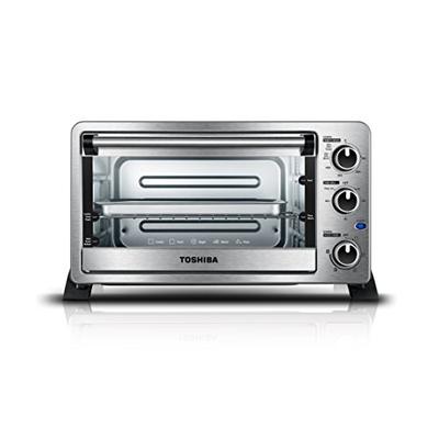 Toshiba MC25CEY-SS Mechanical oven with Convection/Toast/Bake/Broil Function, 25 L capacity/6 Slices
