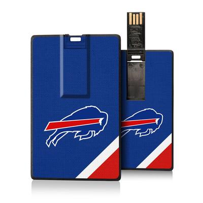 Buffalo Bills Diagonal Stripe Credit Card USB Drive