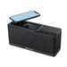 Emerson Radio Corp Portable Bluetooth Speaker with 20-Watt Stereo and Wireless Charging, Black