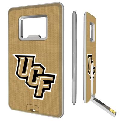 UCF Knights 16GB Credit Card Style USB Bottle Opener Flash Drive