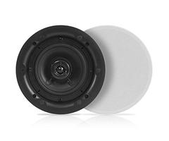 Ceiling and Wall Mount Speaker - 5.25" Dual 2-Way Audio Stereo Sound Subwoofer Sound with Tweeter, 3