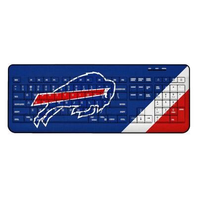 Buffalo Bills Diagonal Stripe Wireless Keyboard