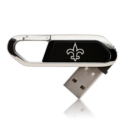 New Orleans Saints Solid Clip USB Flash Drive