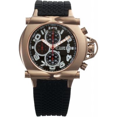 "Equipe Watches Q605 Rollbar Mens Watch - Rose Gold Case Black Dial Model: EQUQ605"