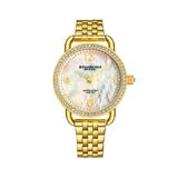 Stuhrling Women's Gold Tone Stainless Steel Bracelet Watch 38mm - Gold screenshot. Watches directory of Jewelry.