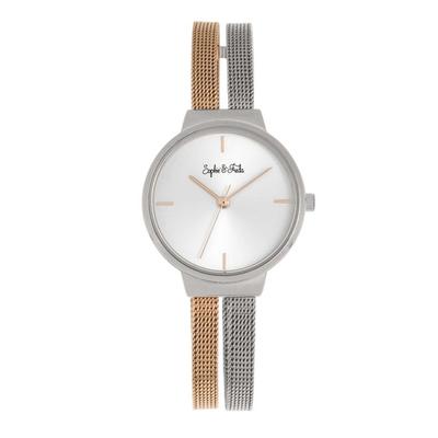 "Sophie And Freda Watches Sedona Bracelet Watch Silver/Rose Gold One Size Model: SAFSF5302"