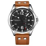 Stuhrling Men's Tan Leather Strap Watch 51mm - Tan screenshot. Watches directory of Jewelry.