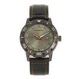 Morphic M71 Series Quartz Forest Green Genuine Leather Gunmetal Men's Watch with Date MPH7106 screenshot. Watches directory of Jewelry.