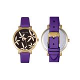 Sophie and Freda Women's Watches Key West Collection Grey Charcoal Dial, Gold Case, Purple Band screenshot. Watches directory of Jewelry.