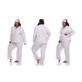 Women's White Mark Three-Piece Pajama Set - S to 4XL! (1XL) 12-14 Pink Cheetah screenshot. Pajamas directory of Lingerie.
