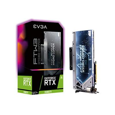 EVGA GeForce RTX 2080 Ti FTW3 Ultra Hydro Copper Gaming, 11G-P4-2489-KR, 11GB GDDR6, RGB LED & iCX2