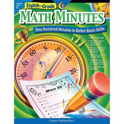 Creative Teaching Press Math Minutes - 8th Grade Book CTP2636