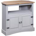 Design In - Table console,Table d'appoint Gamme Corona Pin mexicain Gris 80x43x78 cm vidaXL