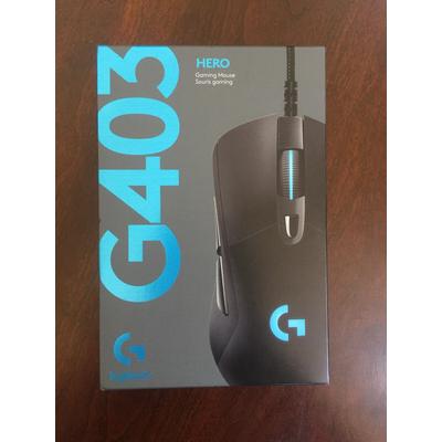 Logitech - G403 (Hero) Wired Optical Gaming Mouse - Black New Sealed