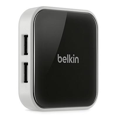 Belkin 4-Port Powered Desktop USB Hub with Support for USB-A, USB 2.0, and USB 1.1