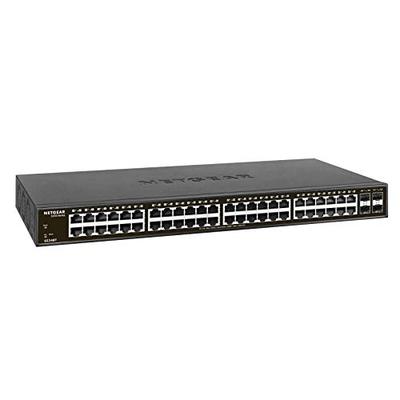 NETGEAR 52-Port Gigabit Ethernet Smart Managed Pro Switch (GS348T) - with 4 x 1G SFP, Desktop/Rackmo