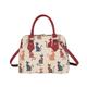 Signare Tapestry Handbags Shoulder bag and Crossbody Bags for Women with Cat Design (Cheeky Cat, CONV-CHEKY)