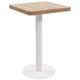 vidaXL Bistro Table Light Brown 50x50 cm MDF