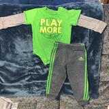 Adidas Matching Sets | Baby Boy Adidas Matching Set | Color: Green | Size: 18-24mb