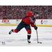 Nicklas Backstrom Washington Capitals Unsigned Red Jersey Shooting Photograph