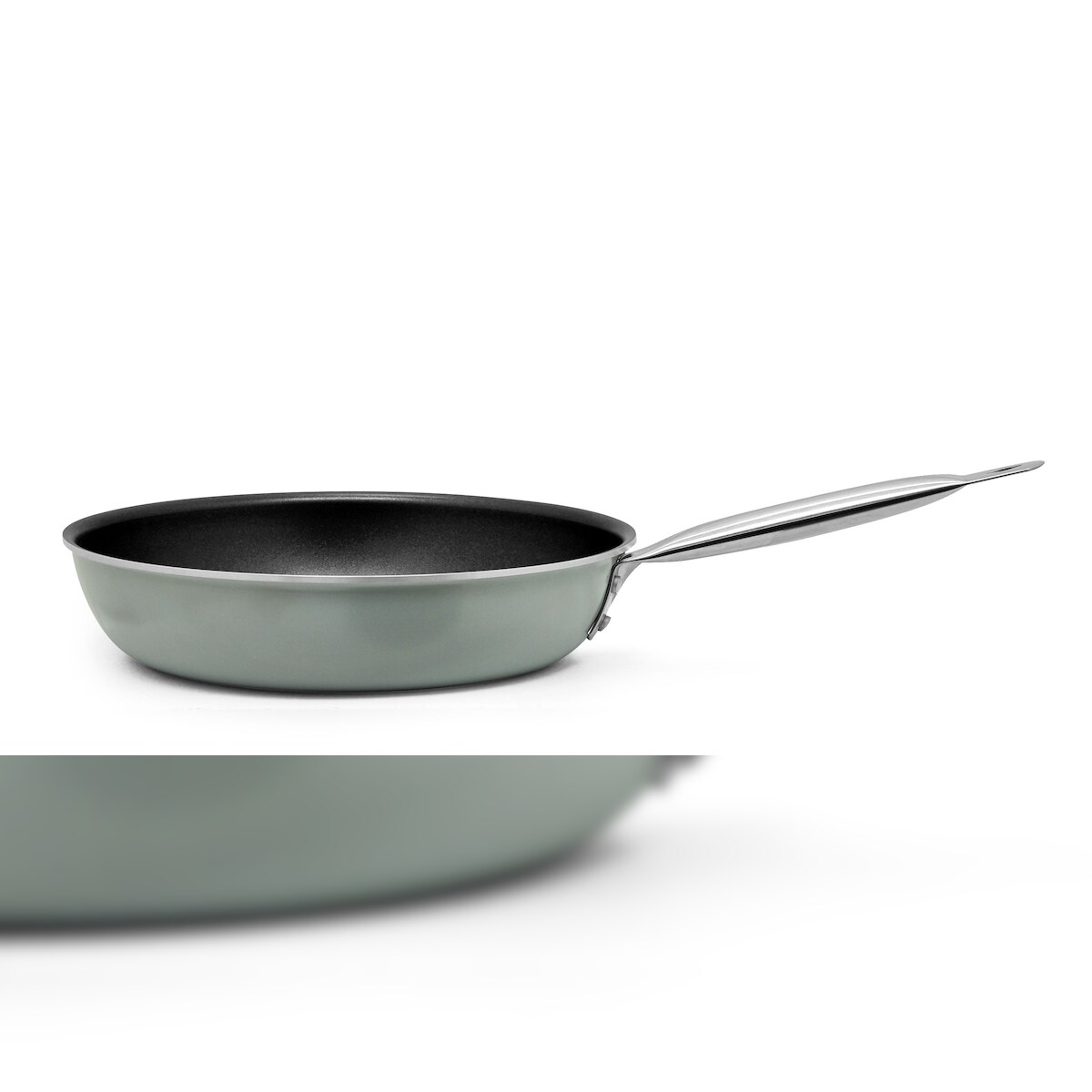 METRO PROFESSIONAL Schmorpfanne tief, Aluminium, Ø 40 cm, Höhe: 15 cm, Teflon Antihaftbeschichtung, ofenfest Image