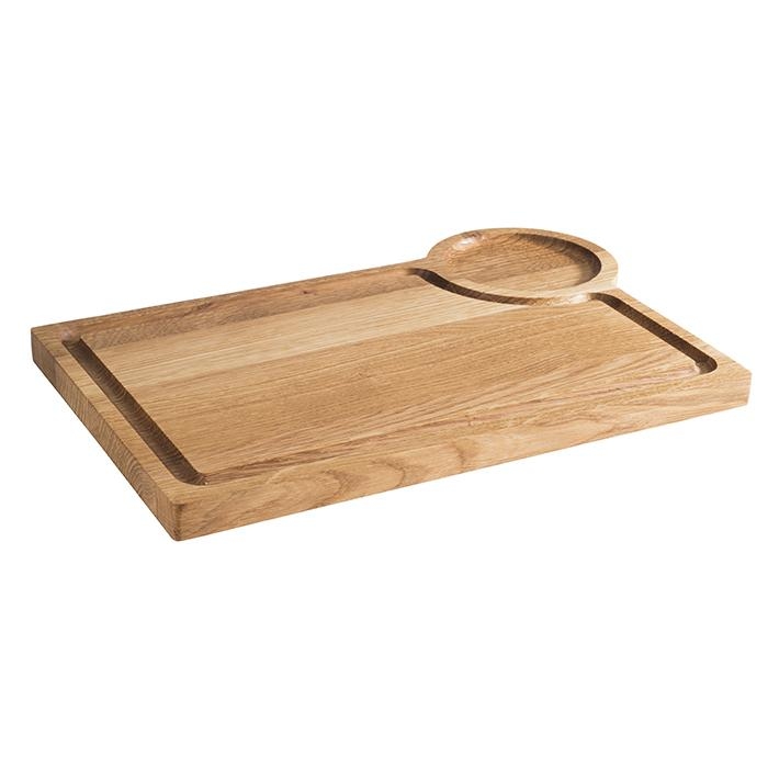 APS Servierbrett/Speisenbrett -OAK-37 x 25 cm, H: 2 cm
