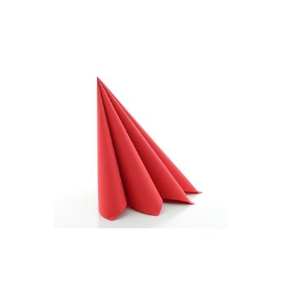 Sovie HORECA Serviette Rot aus Linclass® Airlaid 40 x 40 cm, 5x50 Stück